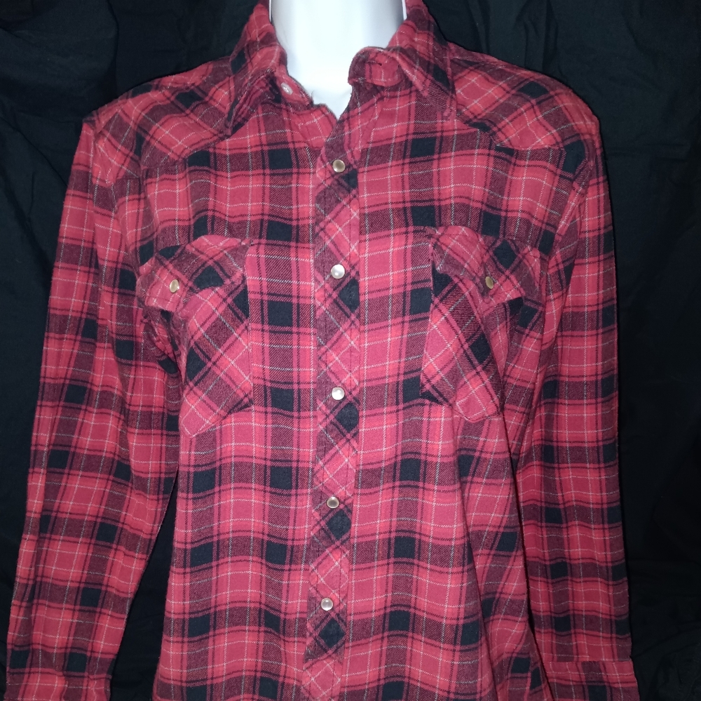 Plaid women's top